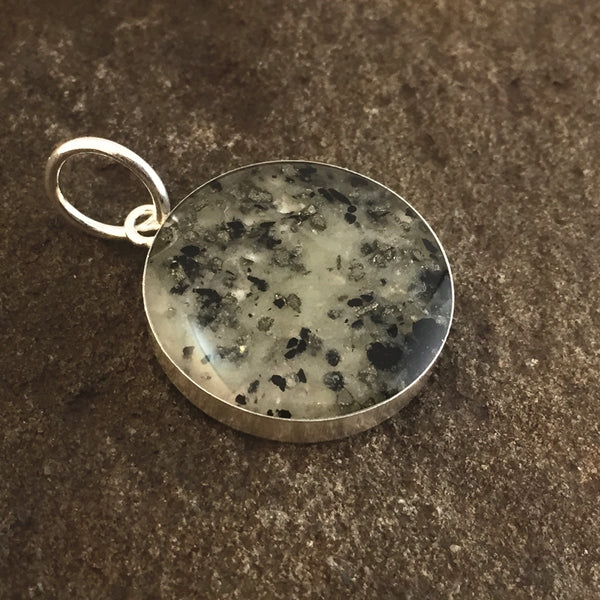 Sastun®- Protection- Jet with Pyrite in Sterling Silver