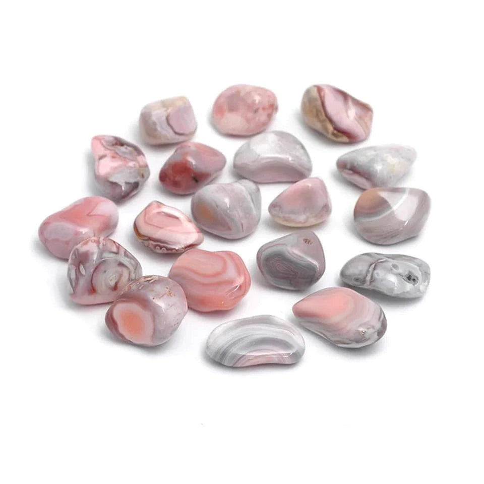 Pink Agate- Tumbled