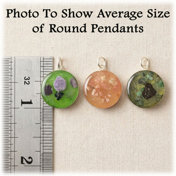 Sastun Pendant - Verdant Awakening - Round Silver
