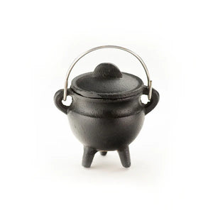 Cauldron- Cast Iron 3in with Lid