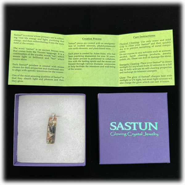 Sastun®- Moldavite & Meteorite Pendant