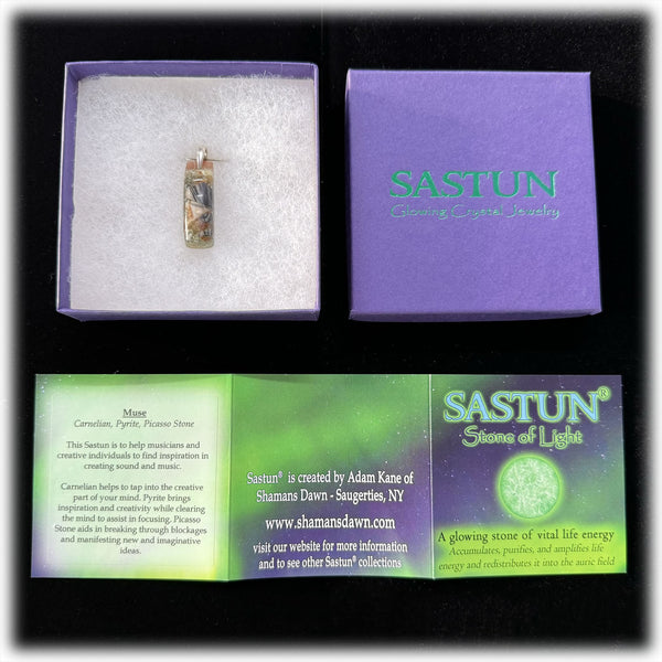 Sastun®- Healing Vitality- Green Quartz in Sterling Silver