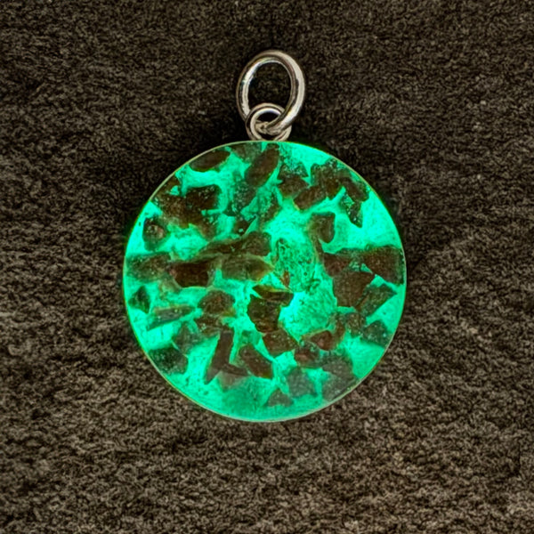 Sastun®- Moldavite Collection- Grounding- Sterling Silver Pendant