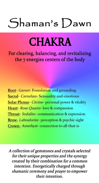 Gemstone Intention Pouch- Chakra