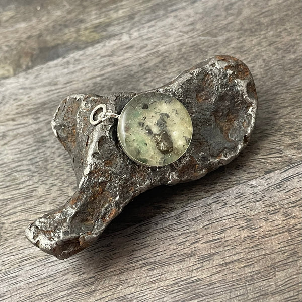 Sastun®- Moldavite & Meteorite Pendant