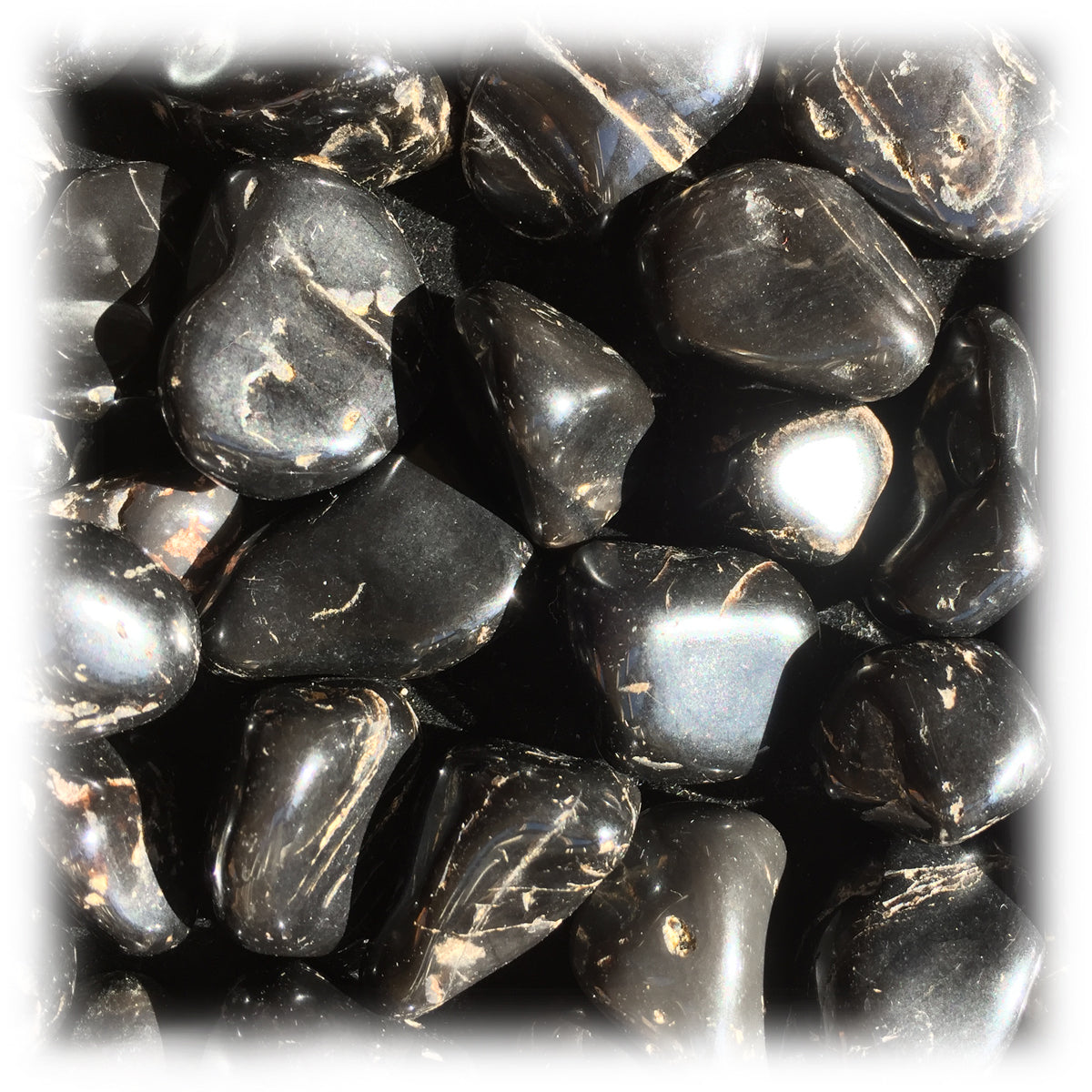 Onyx- Black- Tumbled