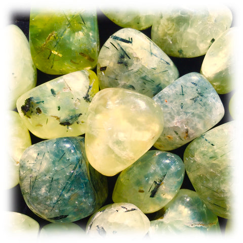 Prehnite- Tumbled