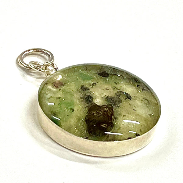 Sastun®- Moldavite & Meteorite Pendant